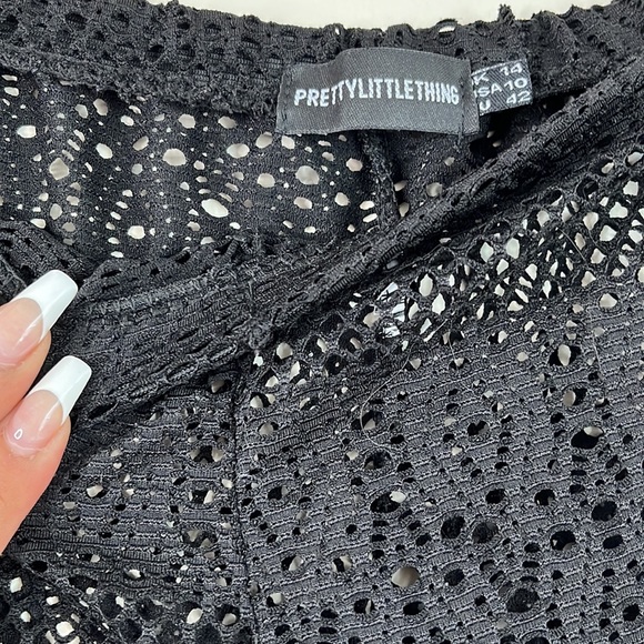 Black beach cover up pants size 10 PLT - Picture 3 of 3